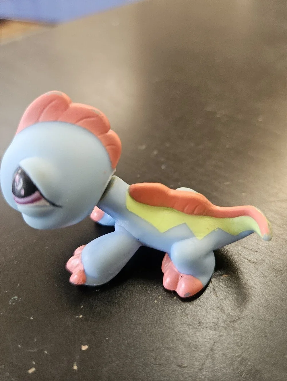 Rare Littlest Pet Shop LPS -  Blue Iguana Lizard #1829